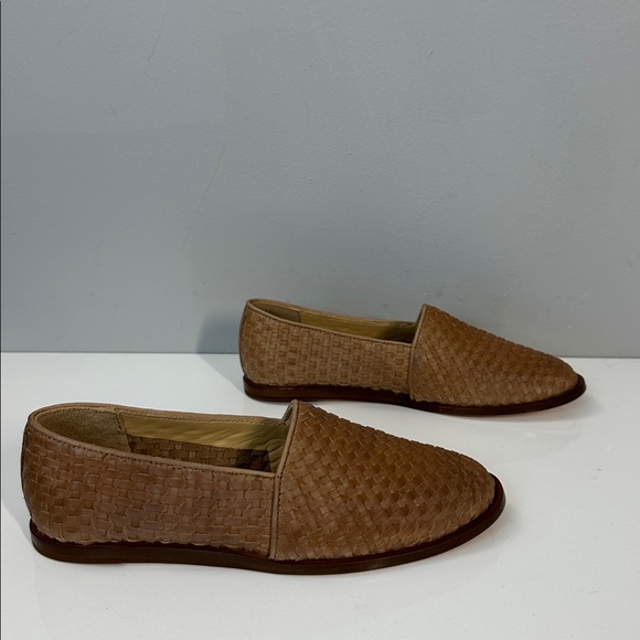 Nisolo Mara Woven Leather Brown Almond Flats Size 7.5 Quiet Luxury Capsule - Picture 3 of 15